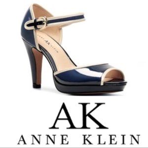 Patent Peep Toe Pumps